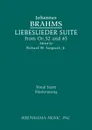 Liebeslieder Suite from Opp.52 and 65. Vocal score - Johannes Brahms