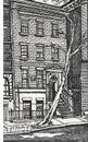 Greenwich Village Writing Drawing Journal - Sir Michael Charlie Dougherty