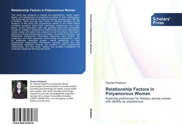 Обложка книги Relationship Factors in Polyamorous Women, Rachel Robbins