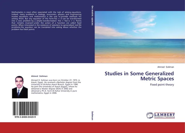 Обложка книги Studies in Some Generalized Metric Spaces, Ahmed Soliman