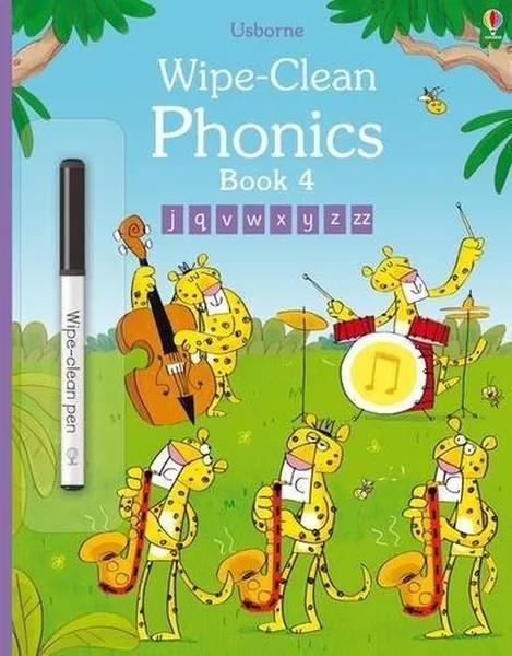 Обложка книги Wipe-Clean Phonics: Book 4, Mairi Mackinnon