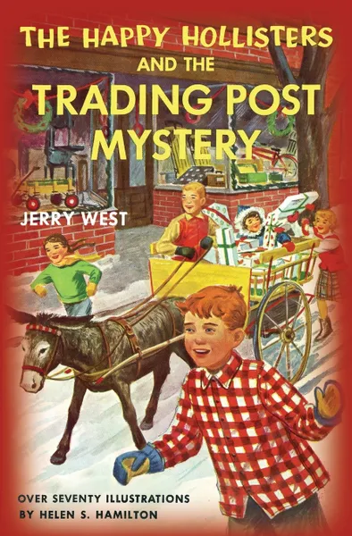 Обложка книги The Happy Hollisters and the Trading Post Mystery, Jerry West