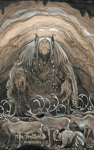 Обложка книги Die Trollhohle - Notizbuch (Trolle und Goblins), Elizabeth M. Potter, John Bauer