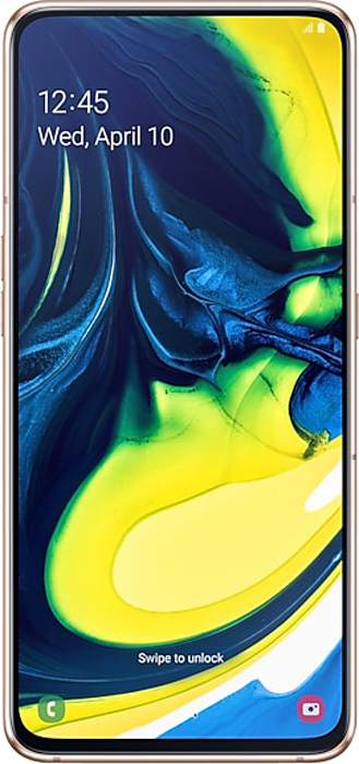 фото Смартфон Samsung Galaxy A80 8/128GB, золотой