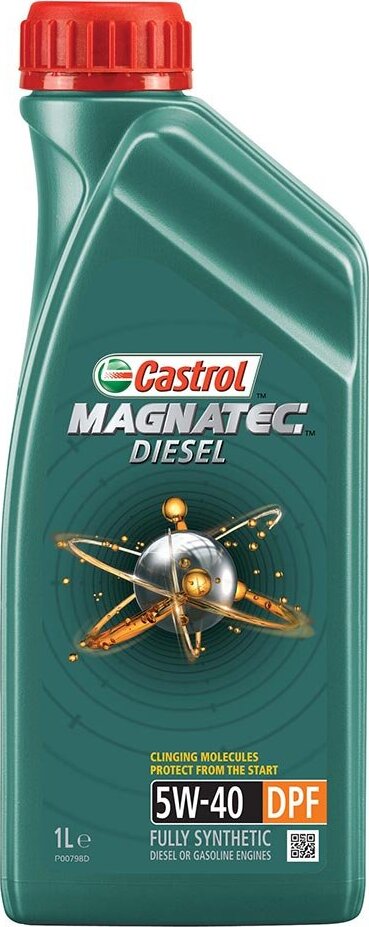 фото Моторное масло CASTROL Magnatec Diesel DPF, синтетическое, 5W-40, 1 л 156EDC