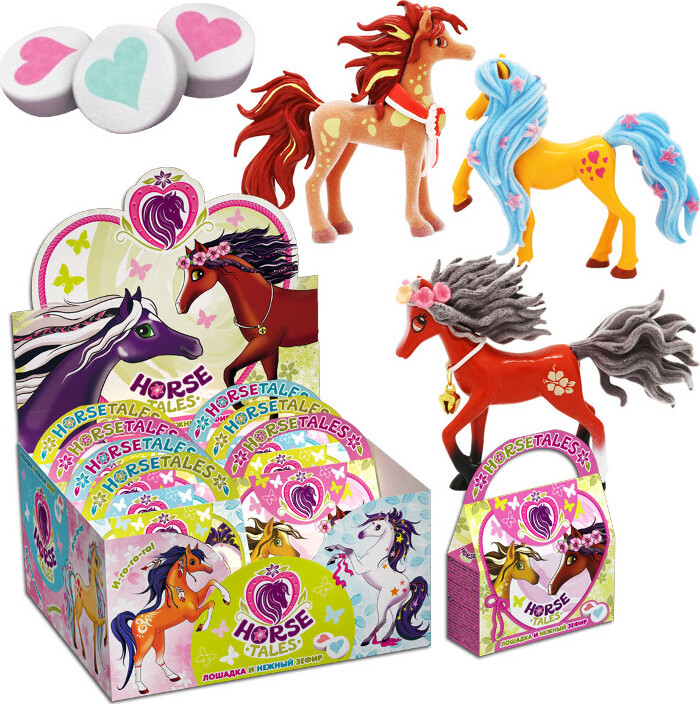 фото Fresh Toys Horse Tales Зефир с игрушкой, блок 8 штук