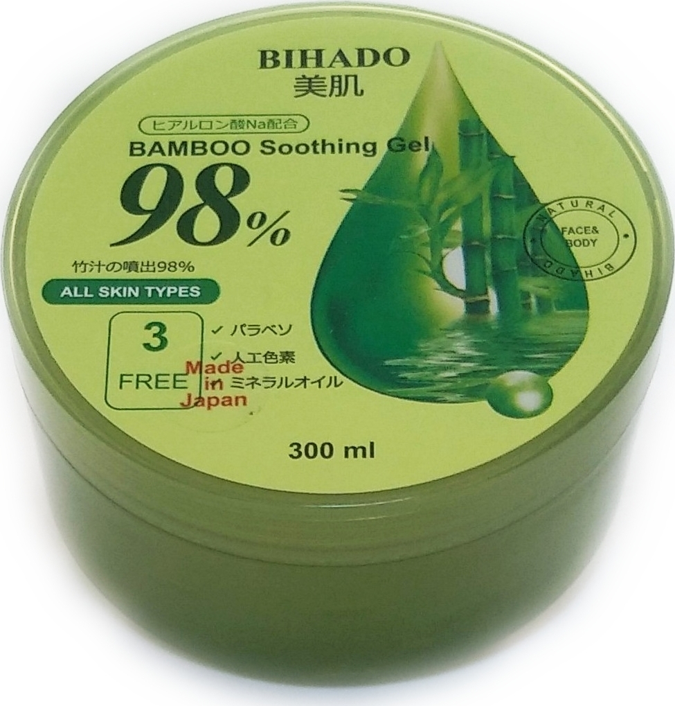 фото BIHADO "Bamboo Soothing Gel" Увлажняющий гель для лица и тела, с экстрактом бамбука