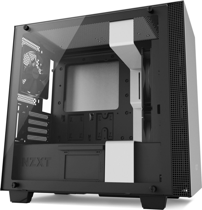 фото Компьютерный корпус NZXT H400, белый, черный