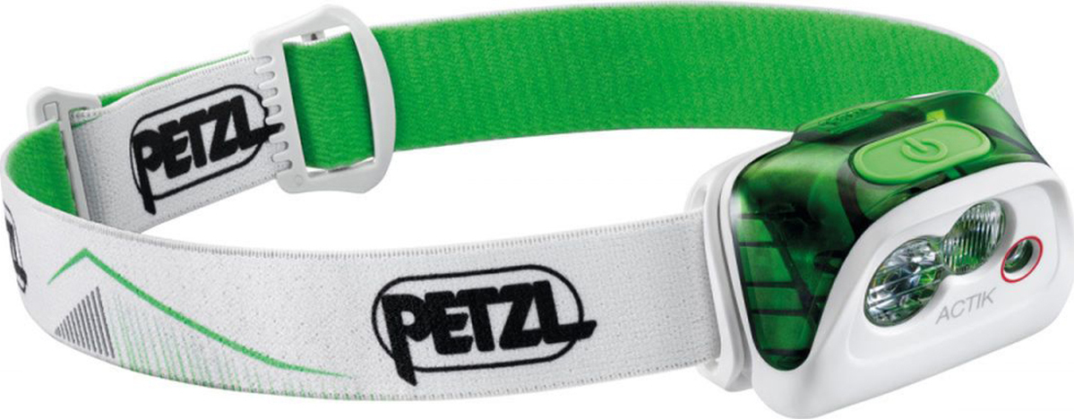 Налобный светодиодный фонарь Petzl красный, 450 лм, батарейки в комплекте E063AA