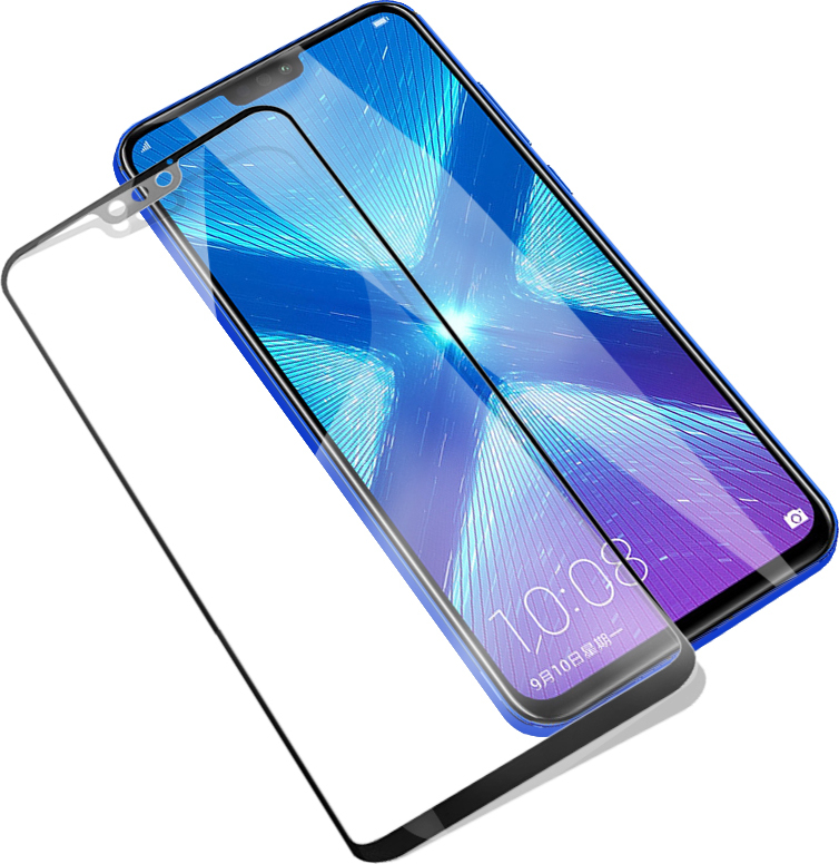 фото Защитное стекло Honor 9X (3D FG Черная Рамка) от LuxCase