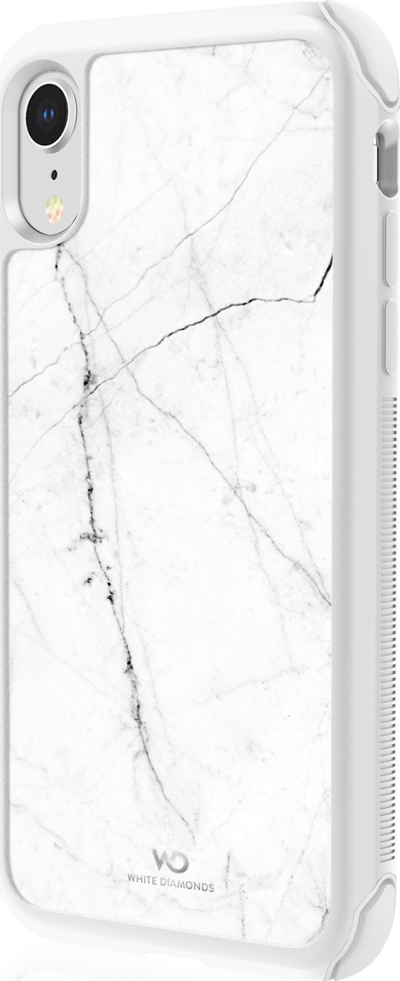 фото Чехол White Diamonds Tough Marble Case для iPhone XR, белый