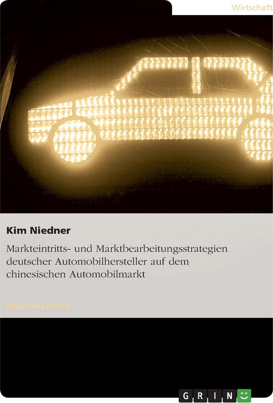 фото Markteintritts- und Marktbearbeitungsstrategien deutscher Automobilhersteller auf dem chinesischen Automobilmarkt