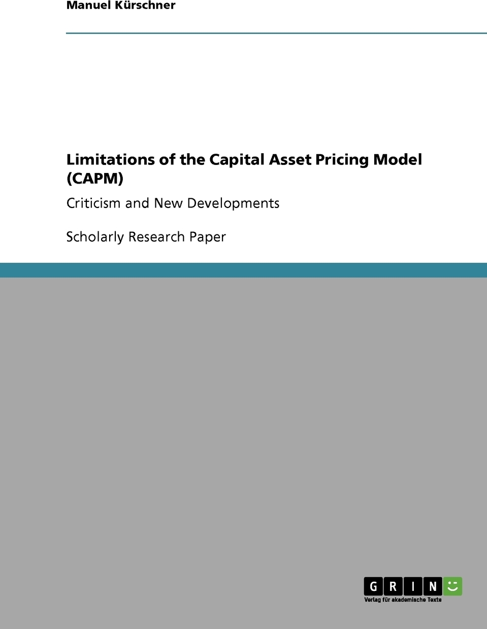 фото Limitations of the Capital Asset Pricing Model (CAPM)