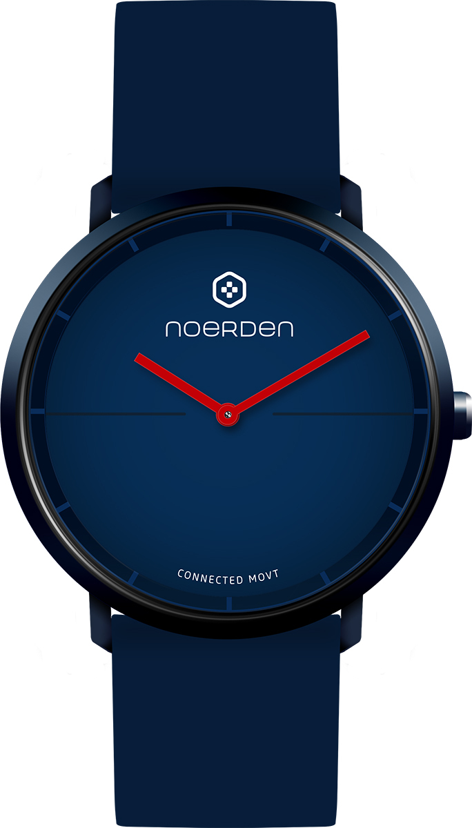 фото Гибридные смарт-часы Noerden LIFE2, цвет синий