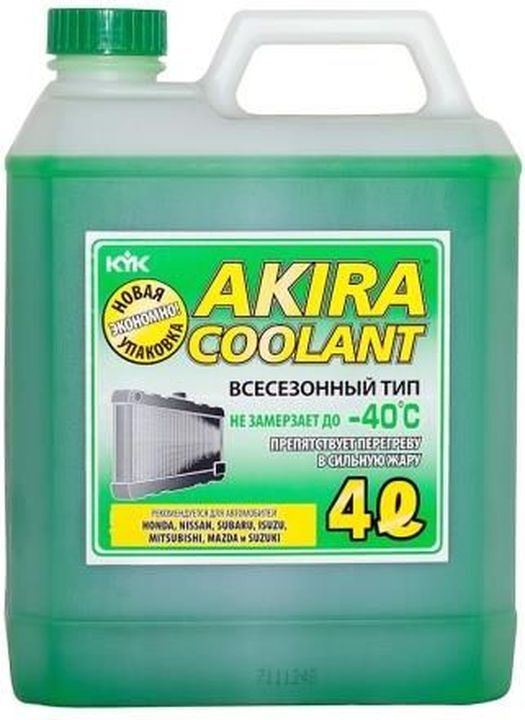 Антифриз Kyk Антифриз Kyk Akira Coolant, до -40°C, готовый раствор ...