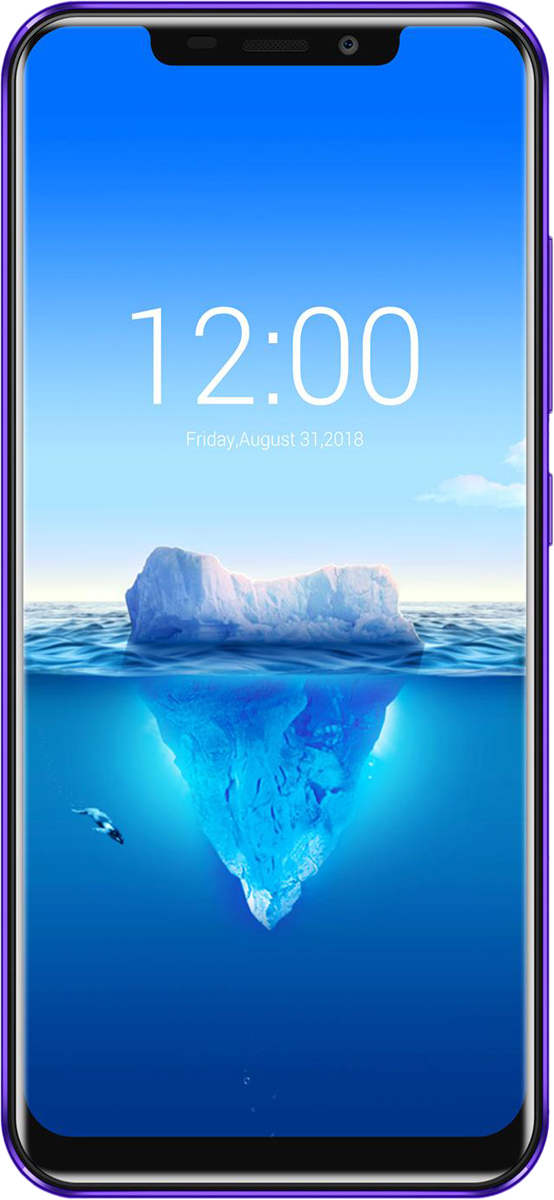 Смартфон Oukitel C12 plus 2/16GB, пурпурный. Уцененный товар