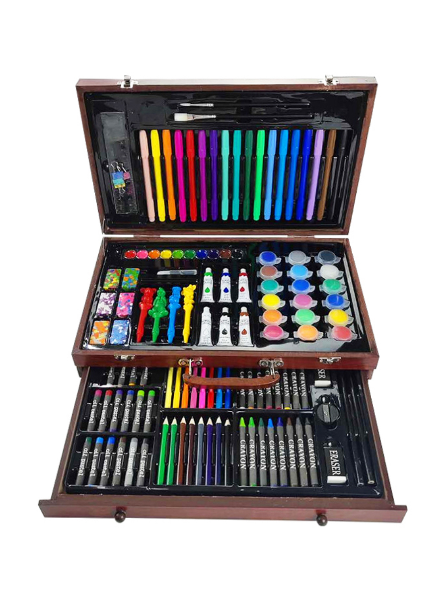 Art set. Чемоданчик набор юного художника для рисования Art Set 150 предметов. Чемоданчик 