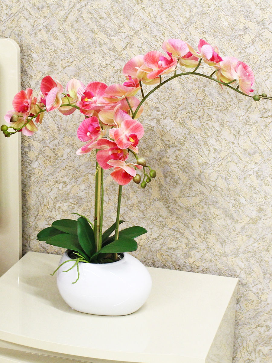 Искусственные орхидеи для интерьера