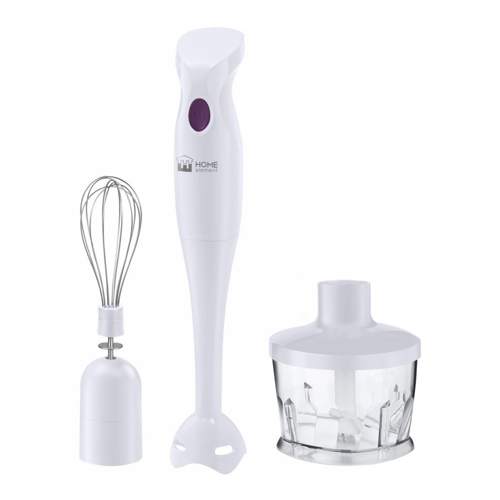 Блендер Home Element HE-KP838, белый, фиолетовый купить по низкой цене ...