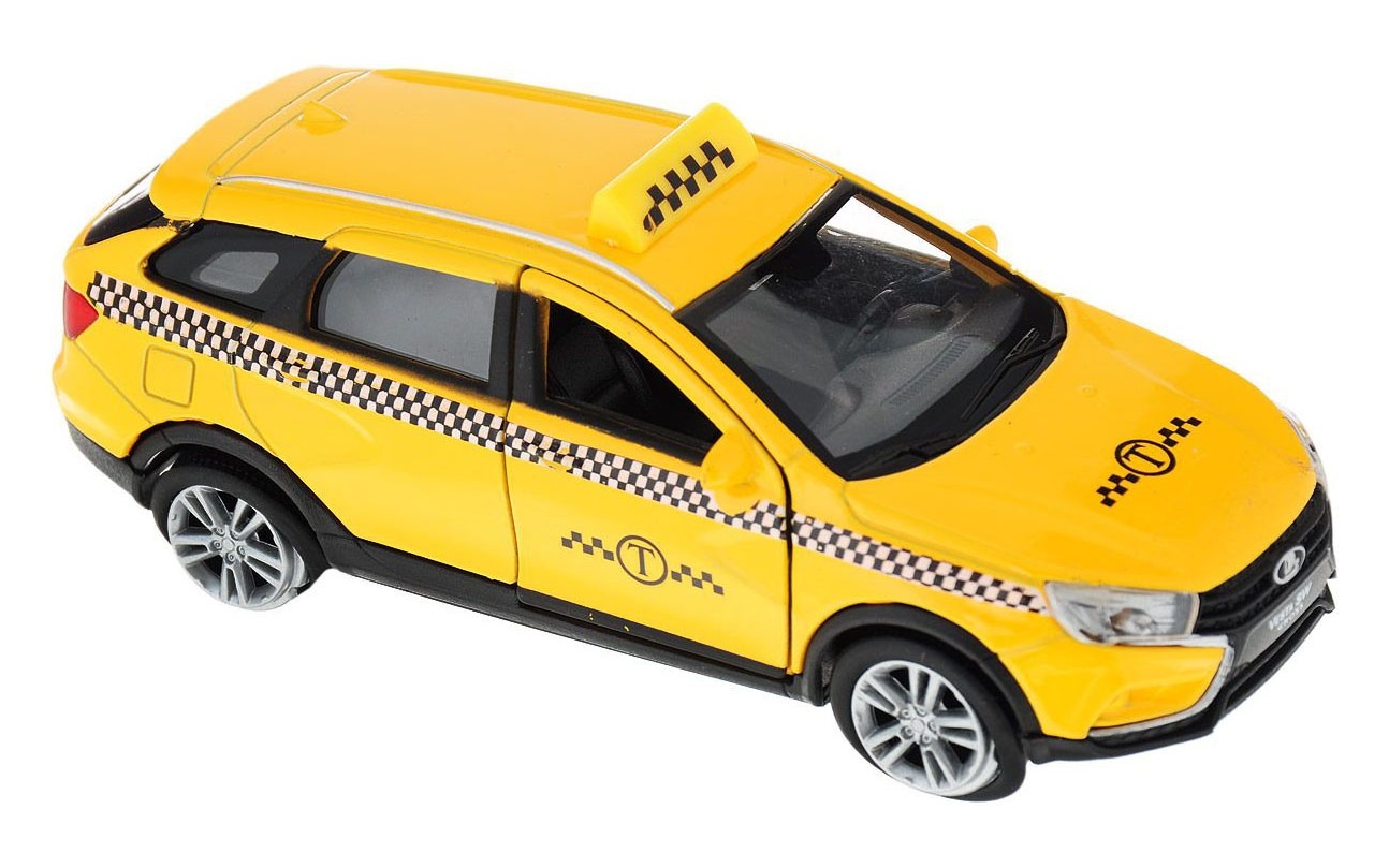 Модель машины Welly 1:34-39 Lada Vesta SW Cross такси (43763TI ...