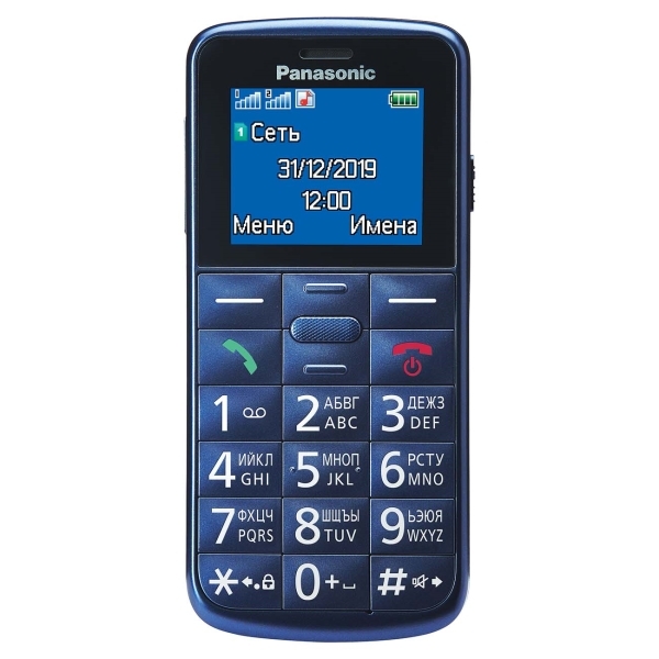 Мобильный телефон Panasonic KX-TU110, синий - купить по выгодной цене в ...