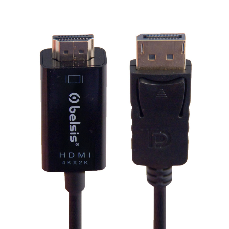 Кабель-адаптер DisplayPort - HDMI 4K*2K, 1,8 м, чёрный