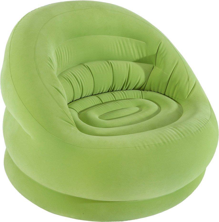 Intex надувное кресло beanless bag chair intex