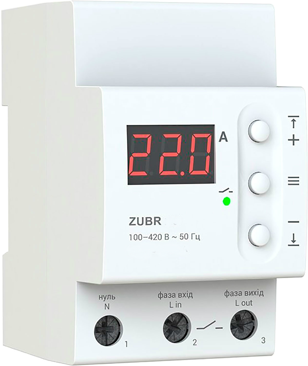 Реле контроля напряжения RBUZ (ZUBR) D16.