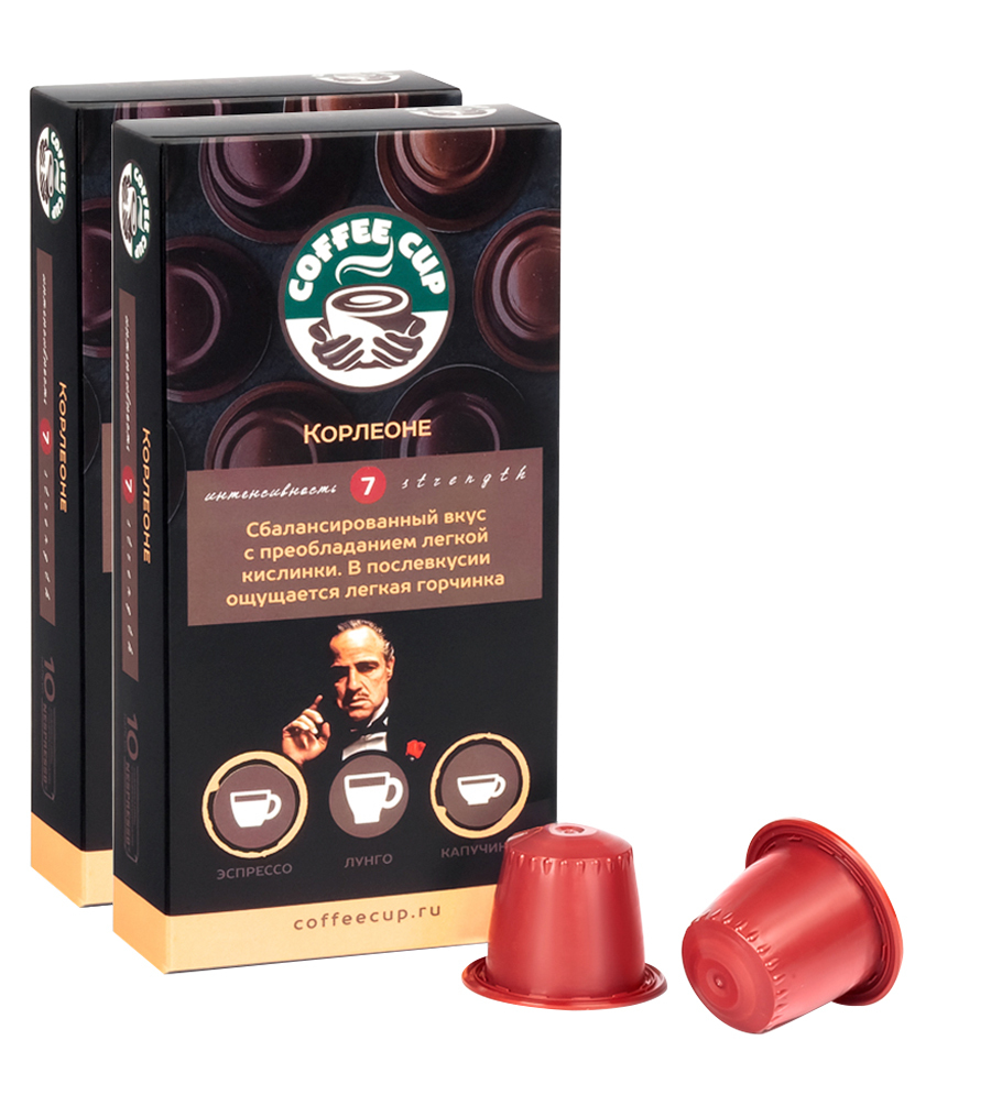 Характеристики Кофе в капсулах CoffeeCup для кофемашины системы ...