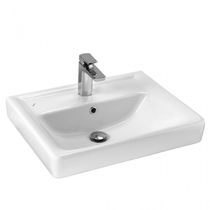 Умывальник \"Тигода 60\" Santek 0302.851, мебельный, белый, 1 отверстие ...