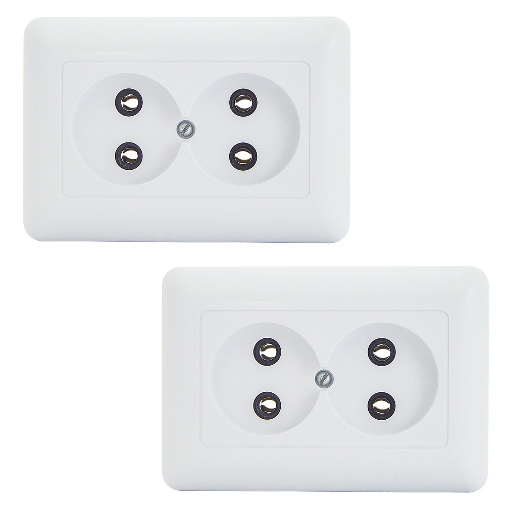 Розетка 4-местная 10а без заземления белая "юпитер" (sbe-03w-10-s4-n). Розетка ра16-у18 белый о/у 16а абс-керамика пружина ip20 елкон. Кунцево-электро розетка 3-м сп рс10/16-835 с заземл. Розетка двухместная скрытой. 16а с заземл.