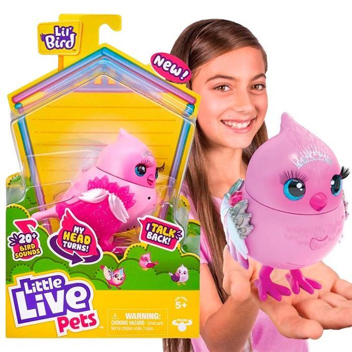 Moose Little Live Pets Интерактивная птичка Твити-Тиара 26028 — купить ...