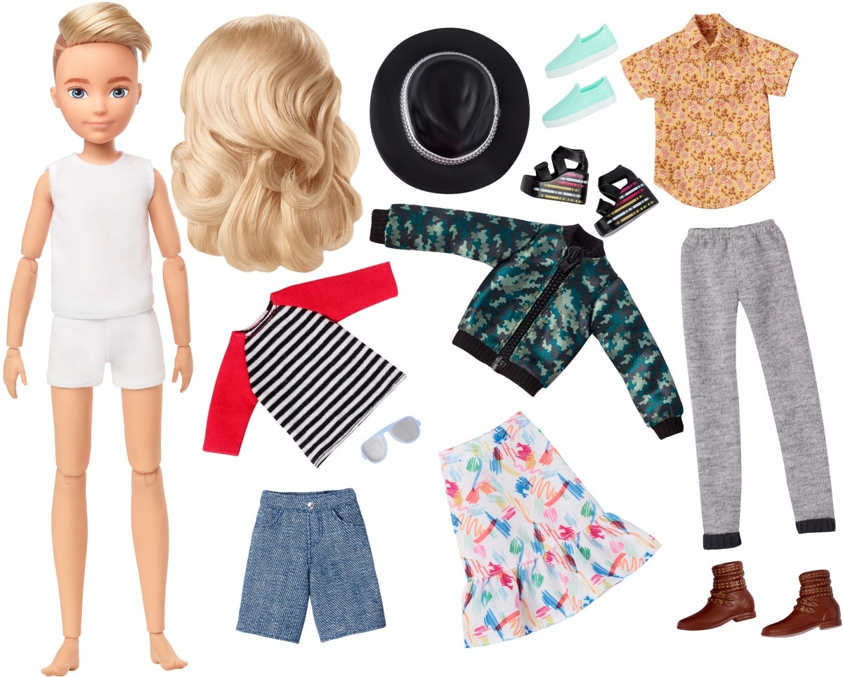 Как выглядят куклы сейчас Кукла Mattel Creatable World Делюкс, с одеждой и аксессуарами, GGT67 - купить с 