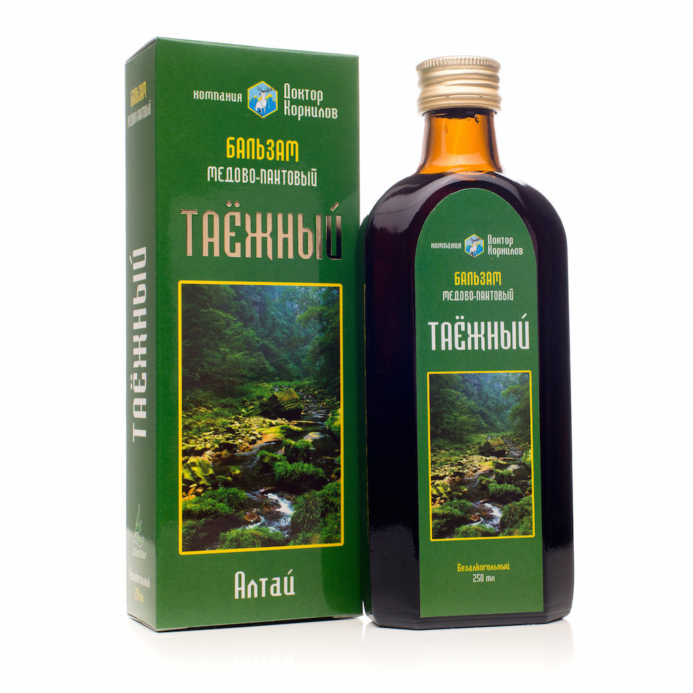 Бальзам Доктор Корнилов Таёжный медово-пантовый — купить в интернет ...