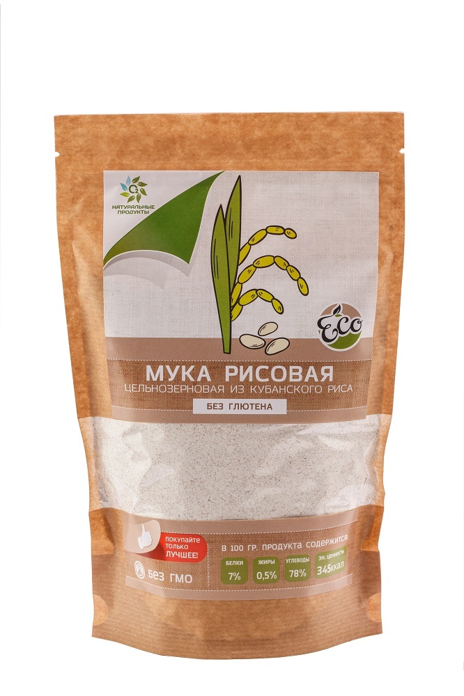 Мука Рисовая из Кубанского риса (400 гр) 5 штук — купить в интернет ...