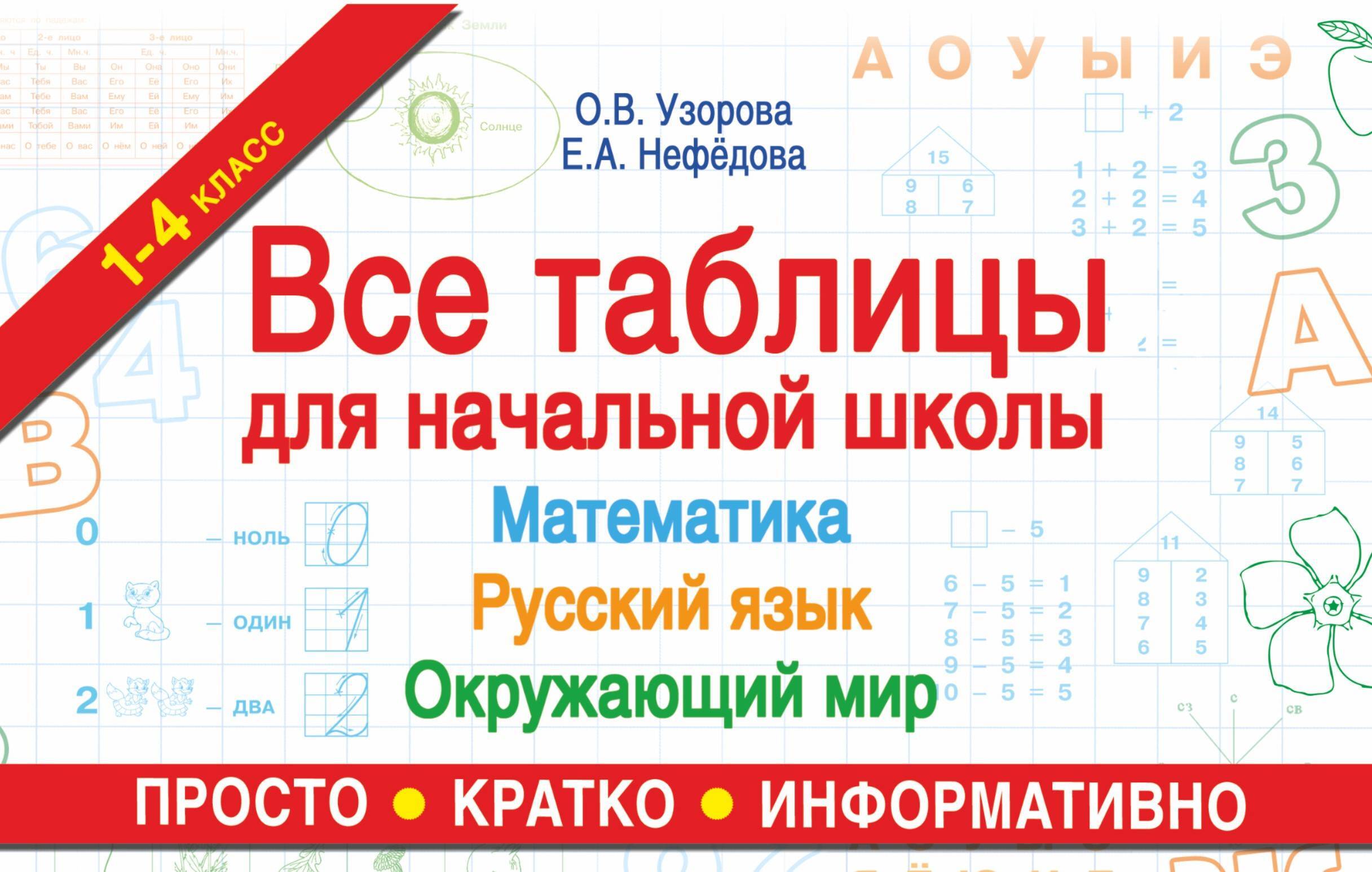 Весь курс начальной школы в схемах и таблицах 1 4 классы узорова и нефедова