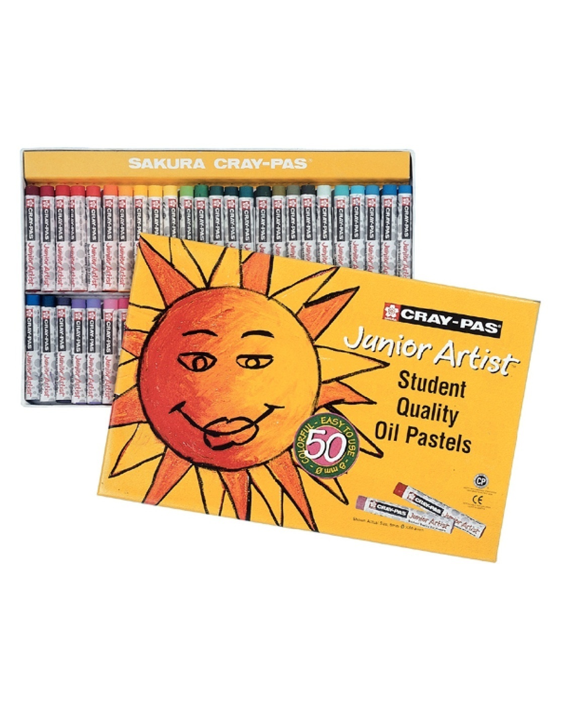 Набор масляной пастели Sakura CrayPas Junior Artist 50 цветов, в