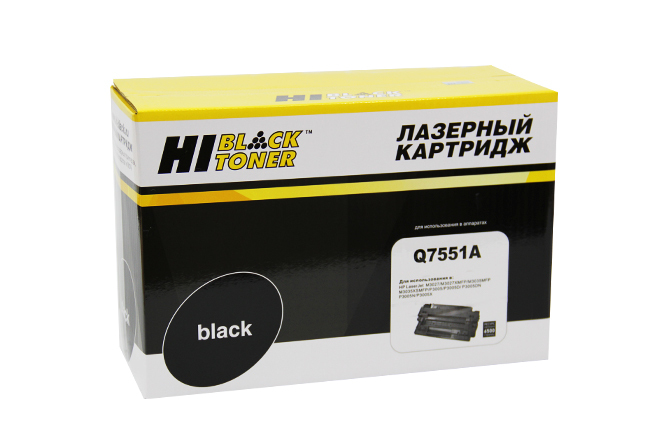 Картридж Hi-Black Q7551A (51A) для HP LJ P3005/M3027MFP/M3035MFP, с чипом