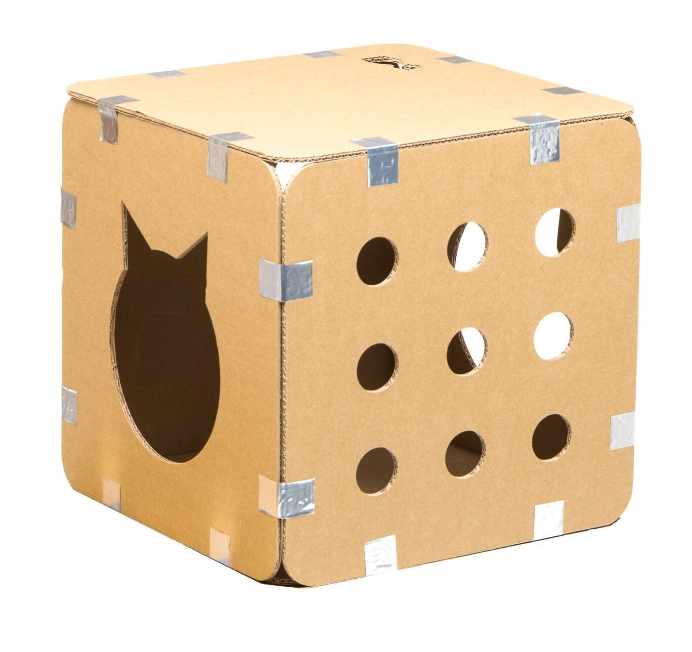 Домик для кошек сборный / Комплект для сборки Turbo, 1 куб. - купить с  доставкой по выгодным ценам в интернет-магазине OZON (168388364)