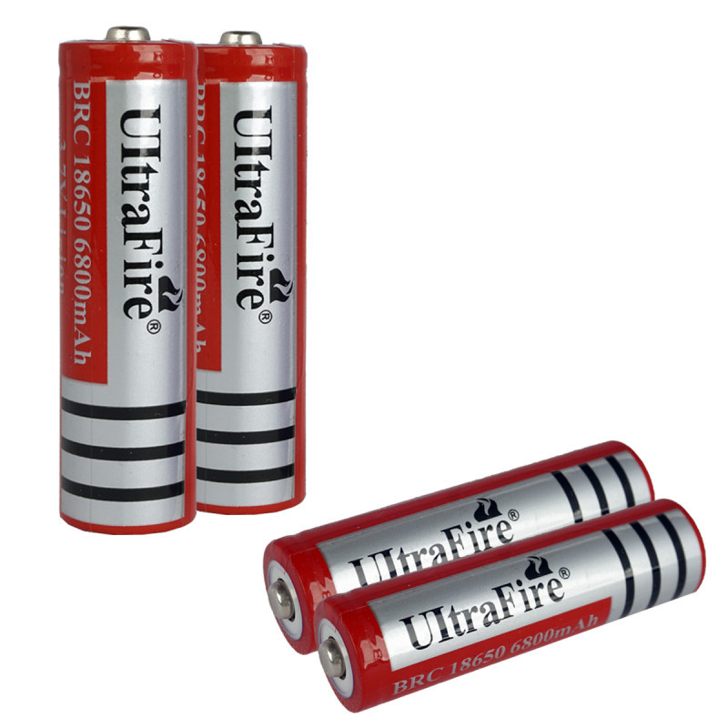 Аккумулятор 18650 Li-ion UltraFire BRC 18650 6800mAh, 6шт - купить с ...