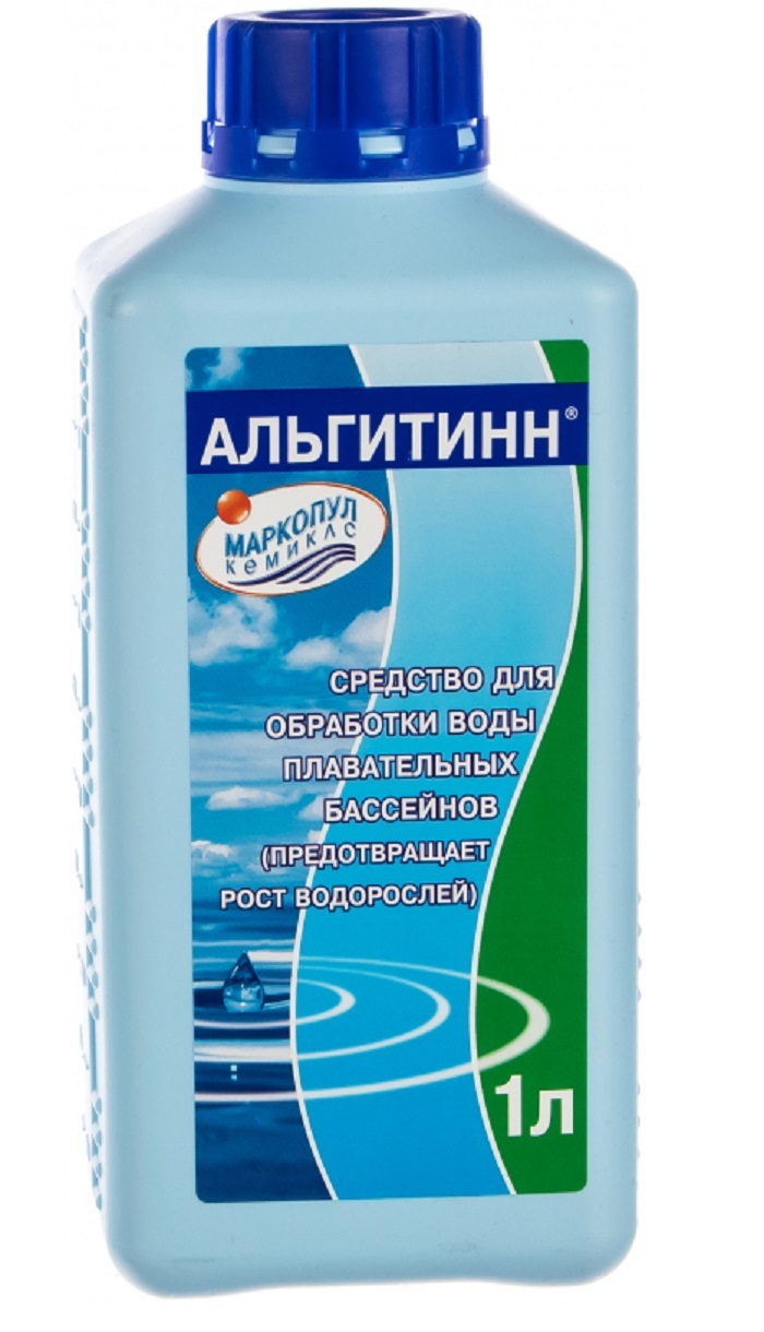 Химия для бассейна томск. Маркопул Альгитинн флакон 1 л. Альгитинн непенящийся 1л. Эквиталл жидкий коагулянт 1л. Альгитинн Маркопул для бассейна.