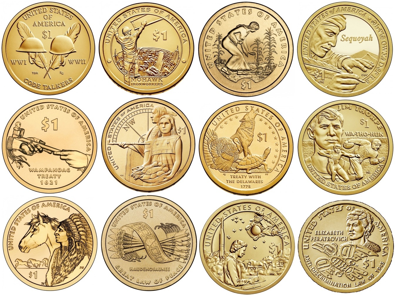 Монета номиналом 9. Американские монеты. Американские монеты номинал. Наборы монет. Монета доллар США.