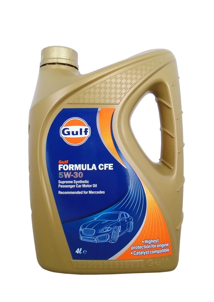 Моторное масло GULF 5W-30 Синтетическое 4 л - купить в интернет ...