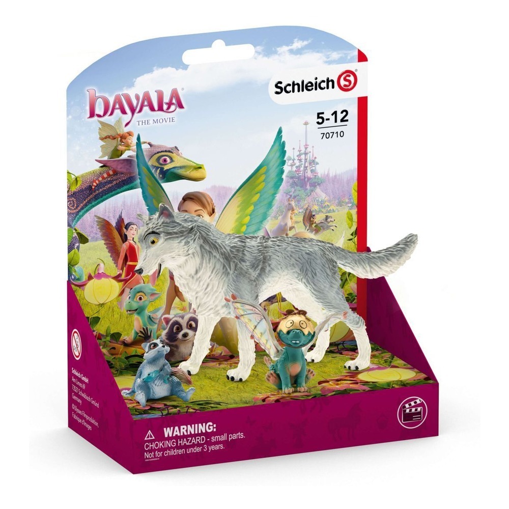 Schleich 70710 Набор Волк Лайкос, дракон Нугур и енот Пиу - купить с  доставкой по выгодным ценам в интернет-магазине OZON (249303280)