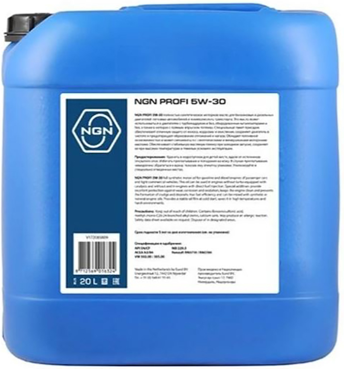 Моторное масло NGN PROFI 5W-30 Синтетическое 20 л - купить в интернет ...