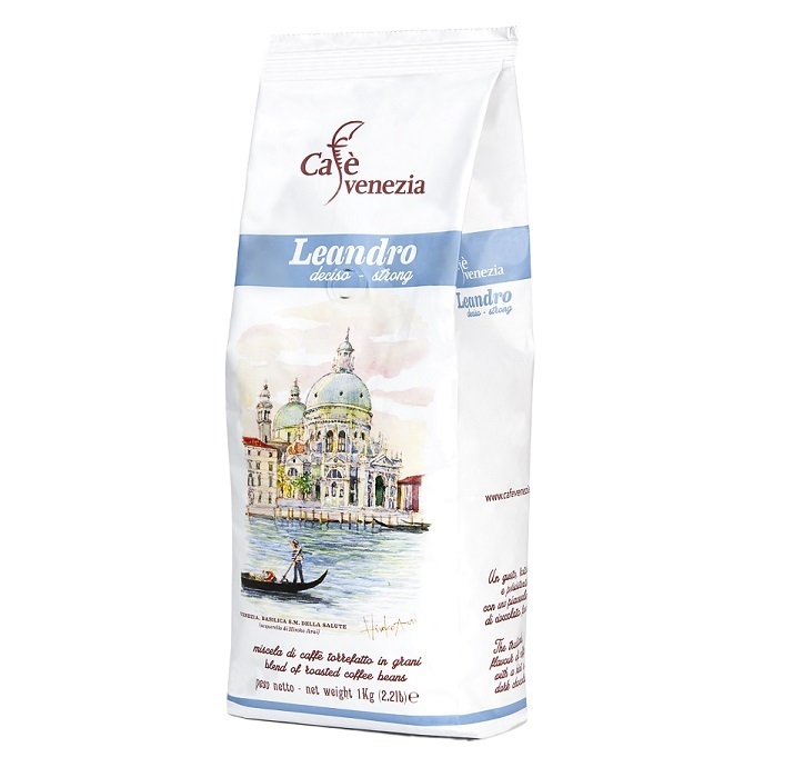 Кофе в зернах Cafe Venezia Leandro, 1 кг - купить с доставкой по ...
