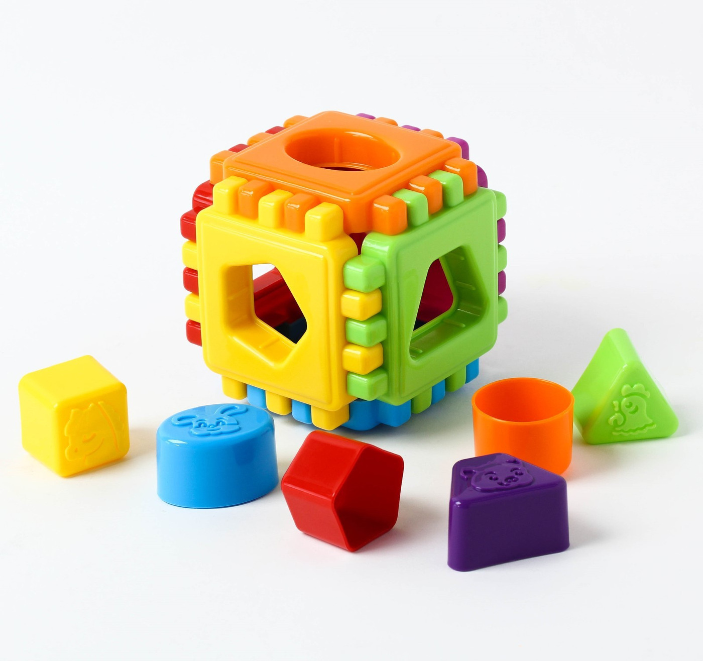 Сортер логический. Логический куб "Геометрик". Развивающая игрушка логический куб «Геометрик» 10,5х10,5х10,5см.. Логический куб Геометрик м6372. Куб логический сортер смарт куб Тойс.