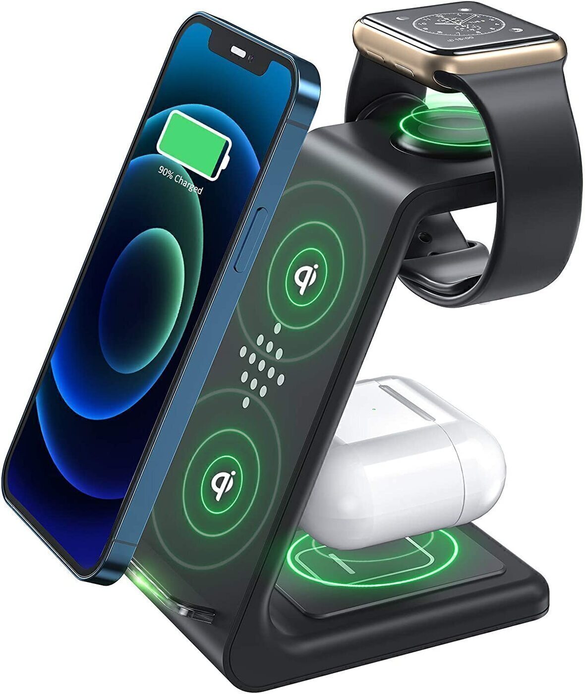 БЕСПРОВОДНОЕ ЗАРЯДНОЕ УСТРОЙСТВО "PURCHASE" Zi3 3 в 1. БЕСПРОВОДНАЯ ...