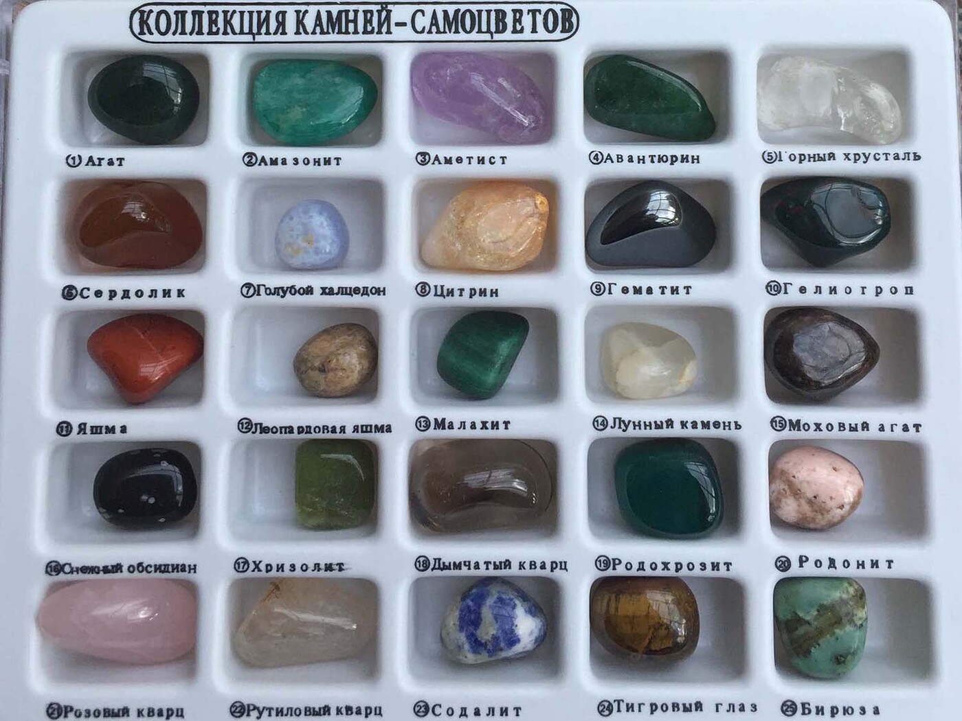 Коллекция минералов 25 натуральных камней - купить с доставкой по выгоднымценам в интернет-магазине OZON (262213319)