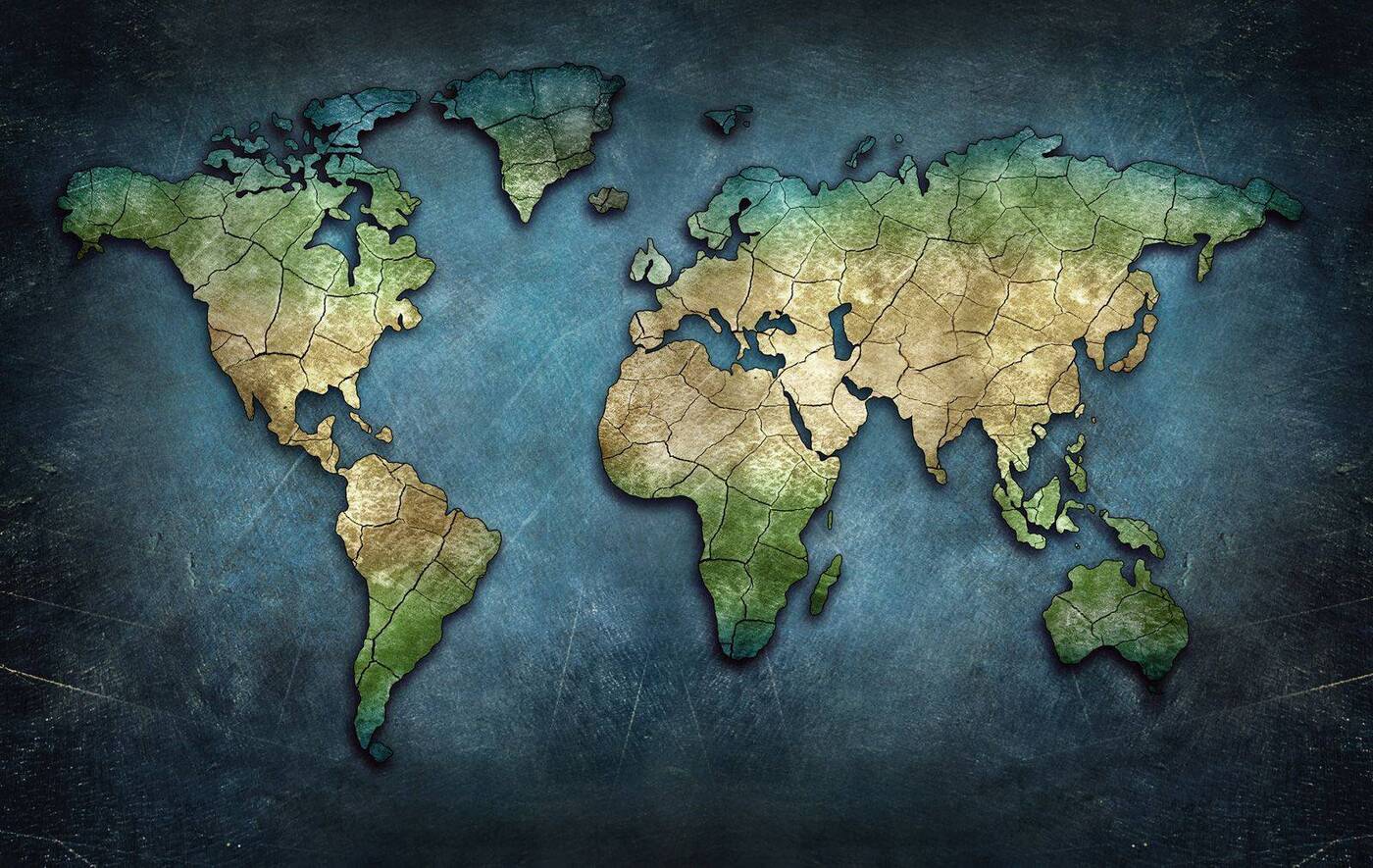 Арт карты мира 3д
